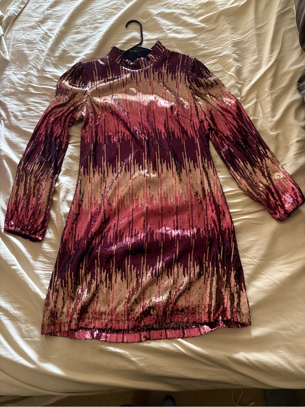 Maison Tara sequins mini dress